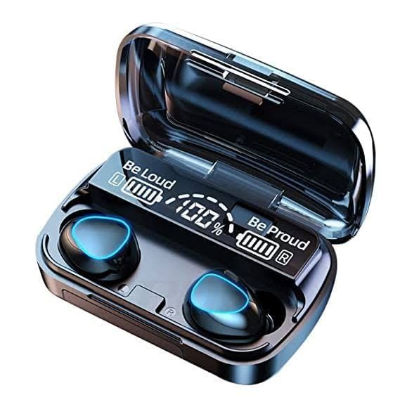M10 TWS Wireless Earphone Bluetooth Headsets Noise Reduction Headphones with Digital Display Black