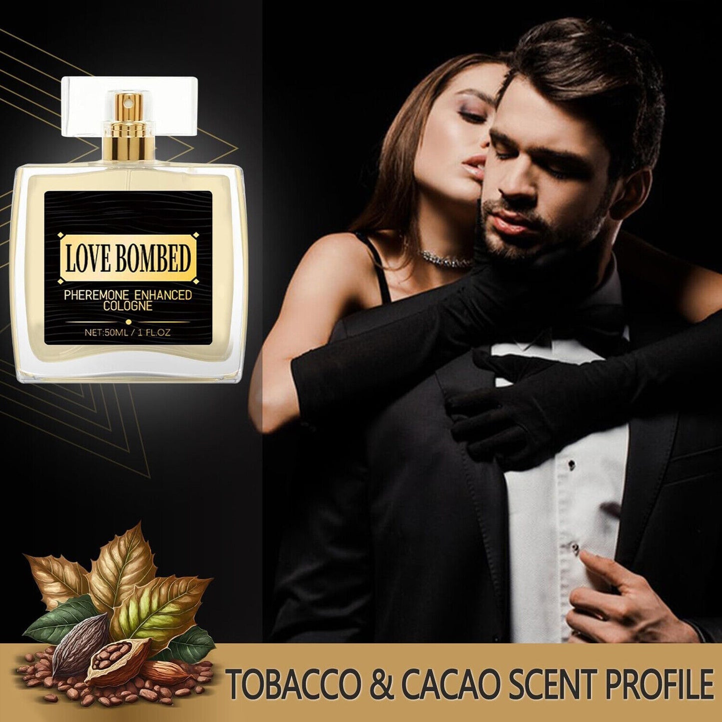 Love Bombed - Best Pheromone Cologne for Men Bold Attraction
