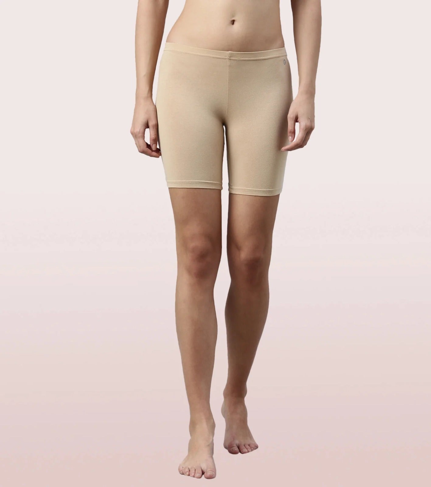 Women's and Girl's Cotton Lycra Short Length Cycling Short Yoga Shorts