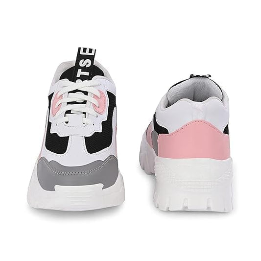 Lightweight Casual Lace-Up Sneaker for Women/Girls