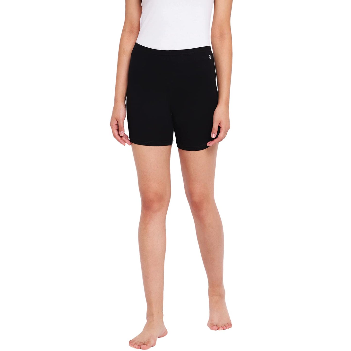 Women's and Girl's Cotton Lycra Short Length Cycling Short Yoga Shorts