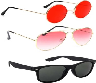 Aviator Round Sunglasses