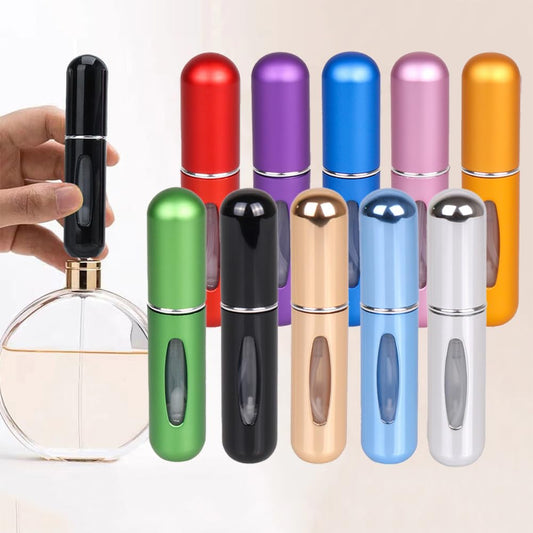 Portable Mini Refillable Perfume Bottle Spray Scent Pump Empty Atomizer Bottle ( Pack of 1 )