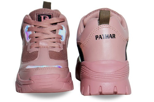 Lightweight Casual Lace-Up Sneaker for Women/Girls