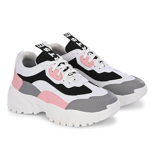 Lightweight Casual Lace-Up Sneaker for Women/Girls
